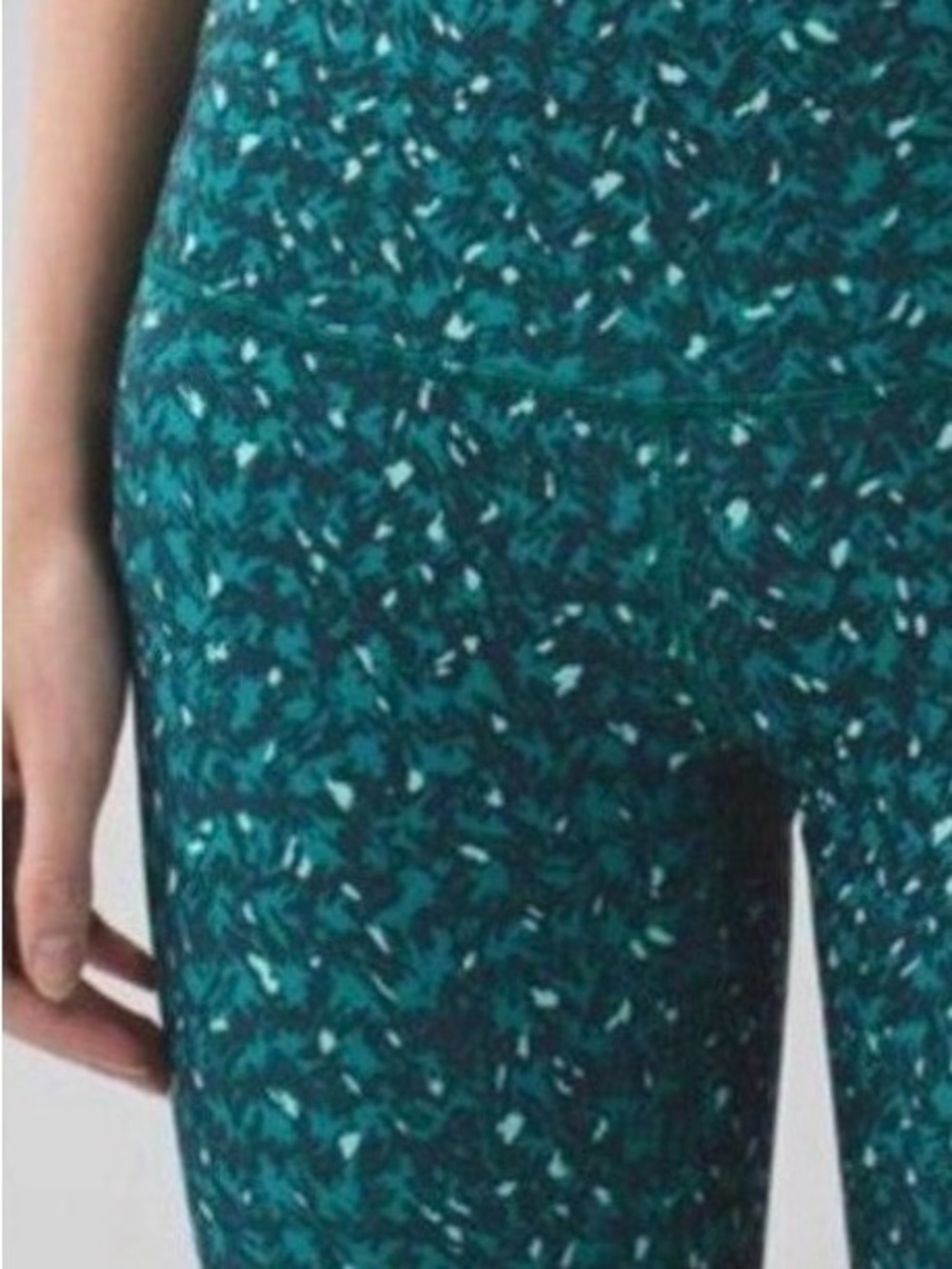 lululemon athletica Teal Speckled High-Rise Leggings